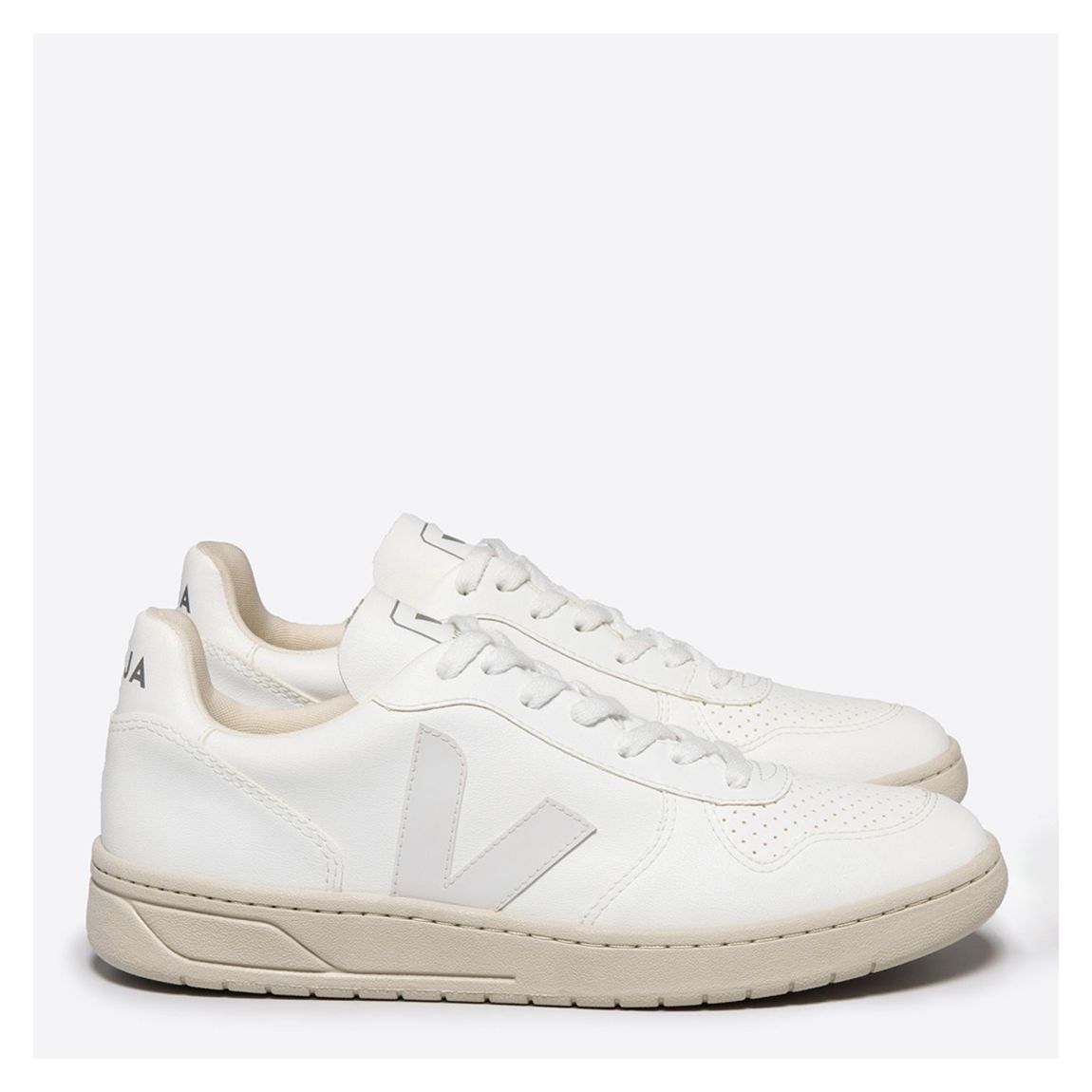 Men's White V-10 Trainers main product photo