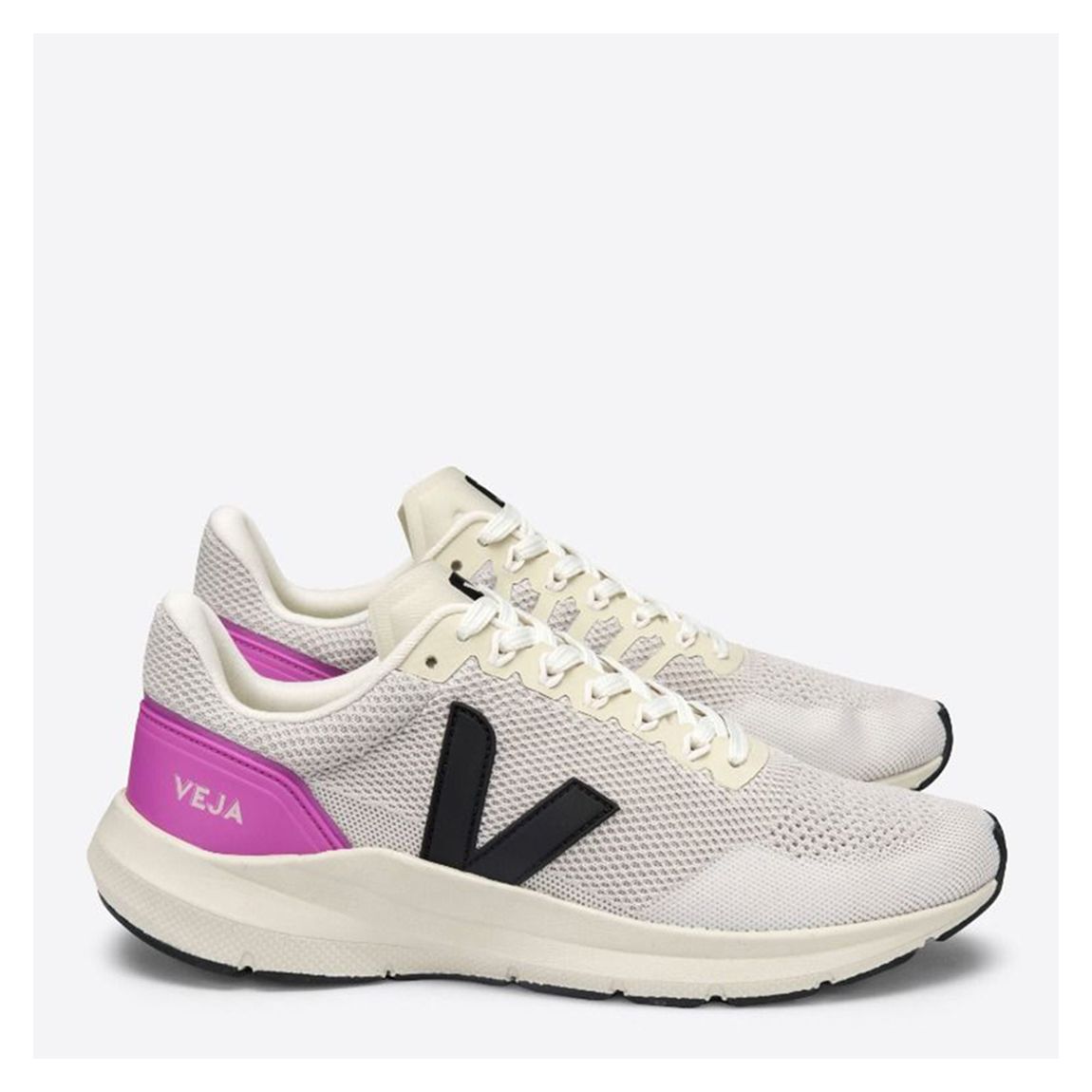 Men's White/Violet Knit Marlin Trainer main product photo