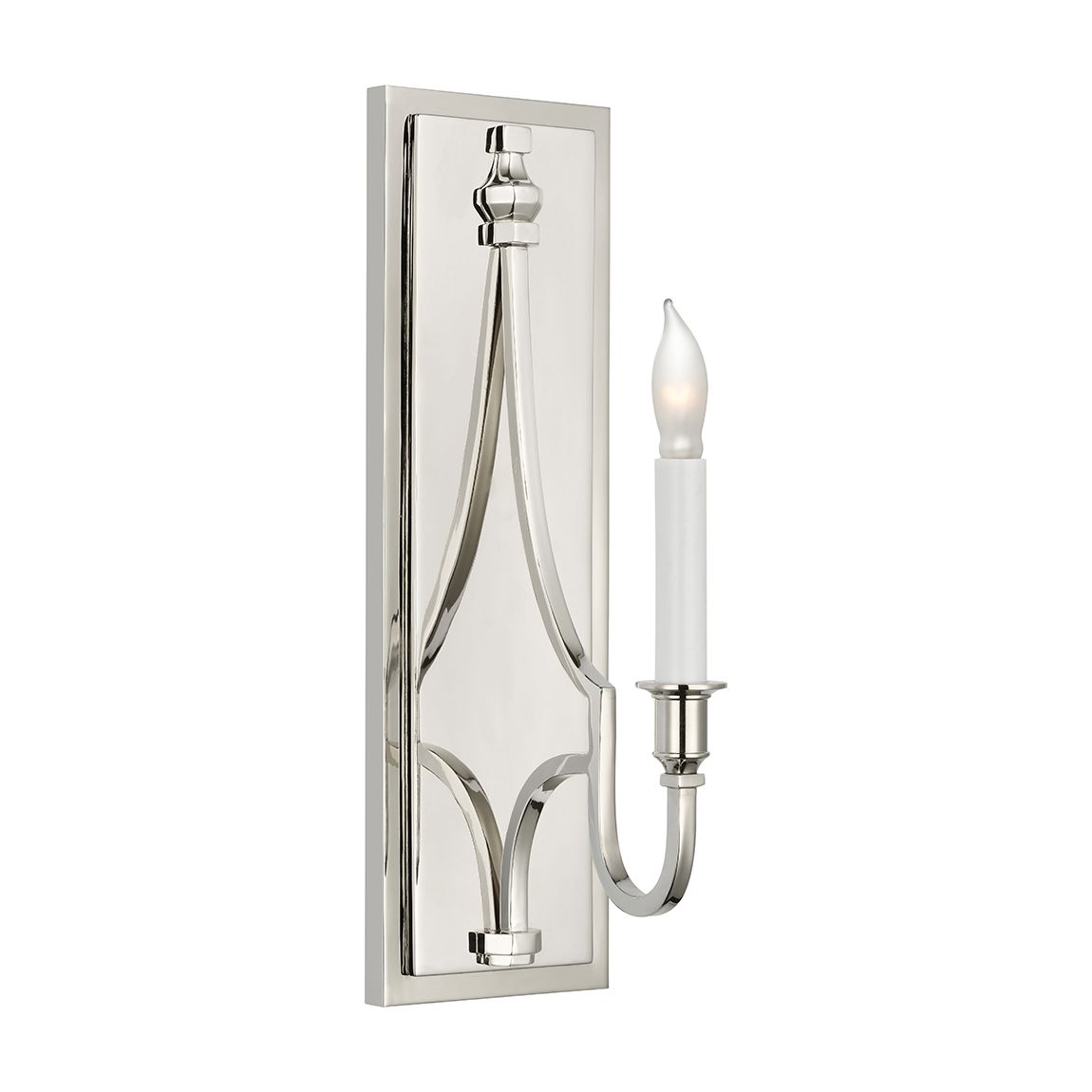Mykonos Medium Sconce in Polished Nickel main product photo