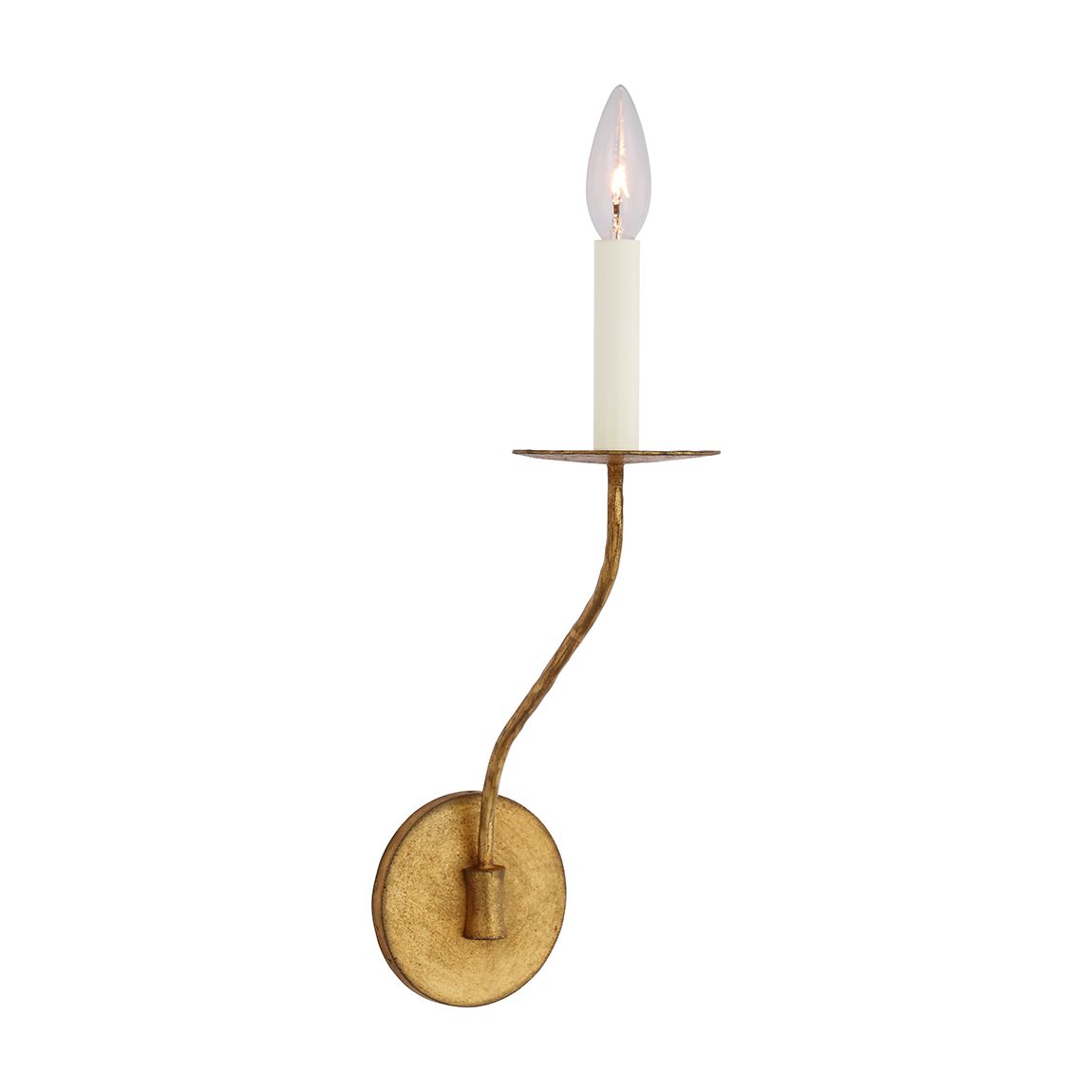 Belfair Medium Single Sconce in Golded Iron main product photo