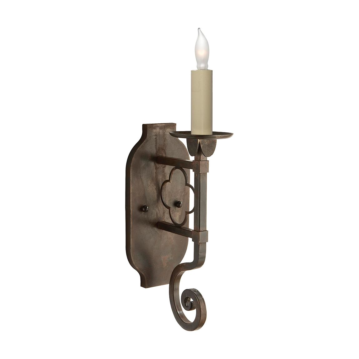 Margarite Single Sconce in Aged Iron main product photo