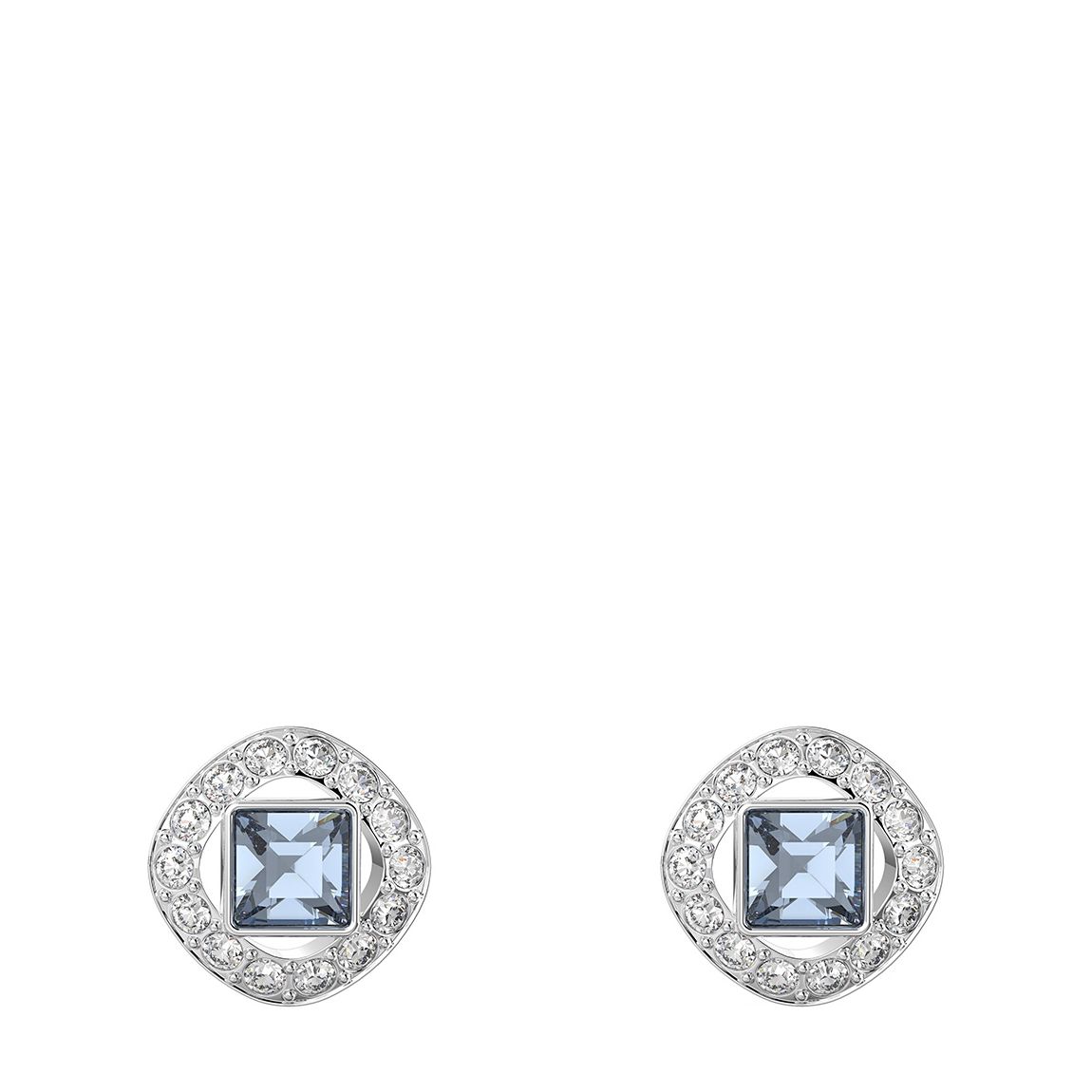 Silver Angelic Square Earrings main product photo
