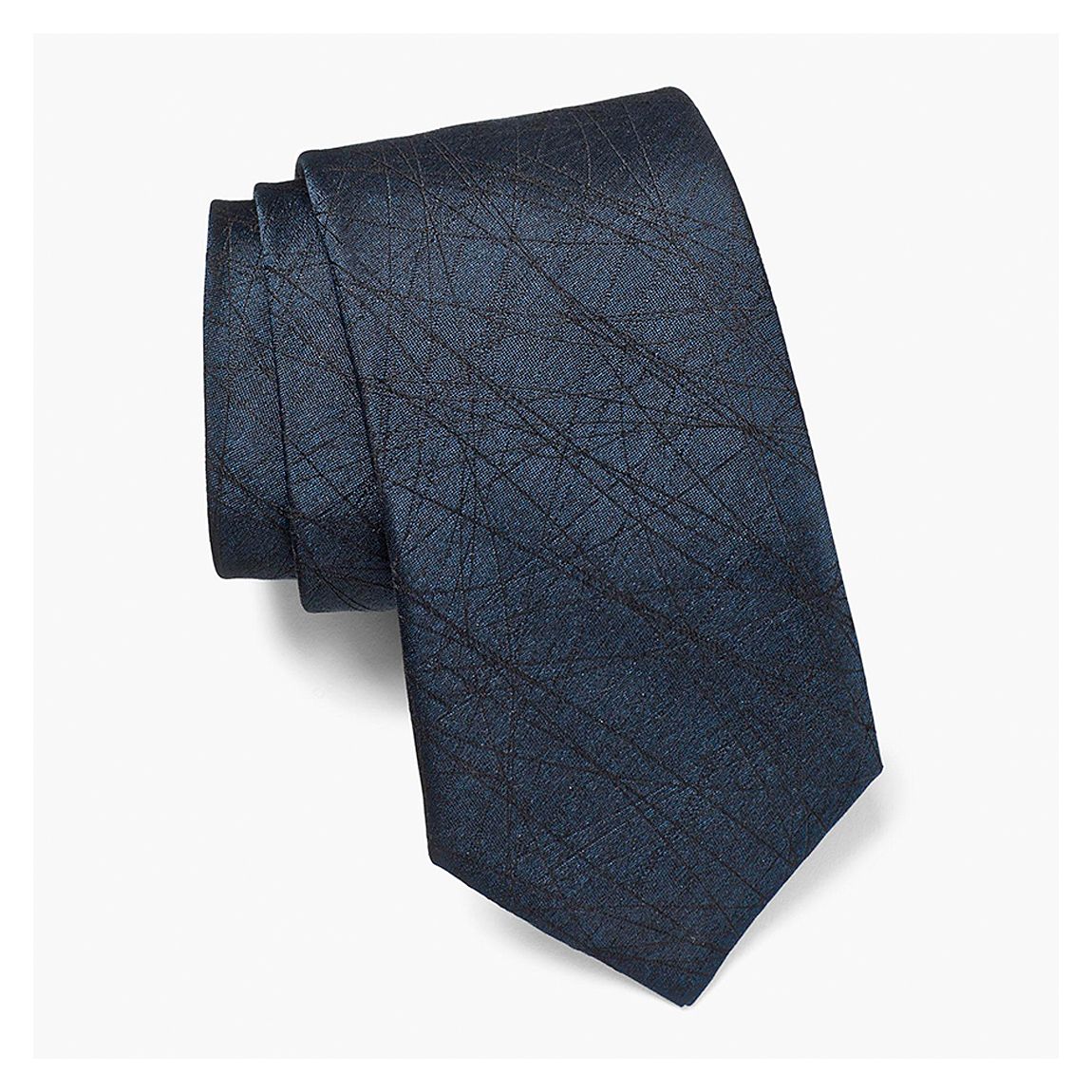 Blue Fillmore Printed Silk Tie main product photo