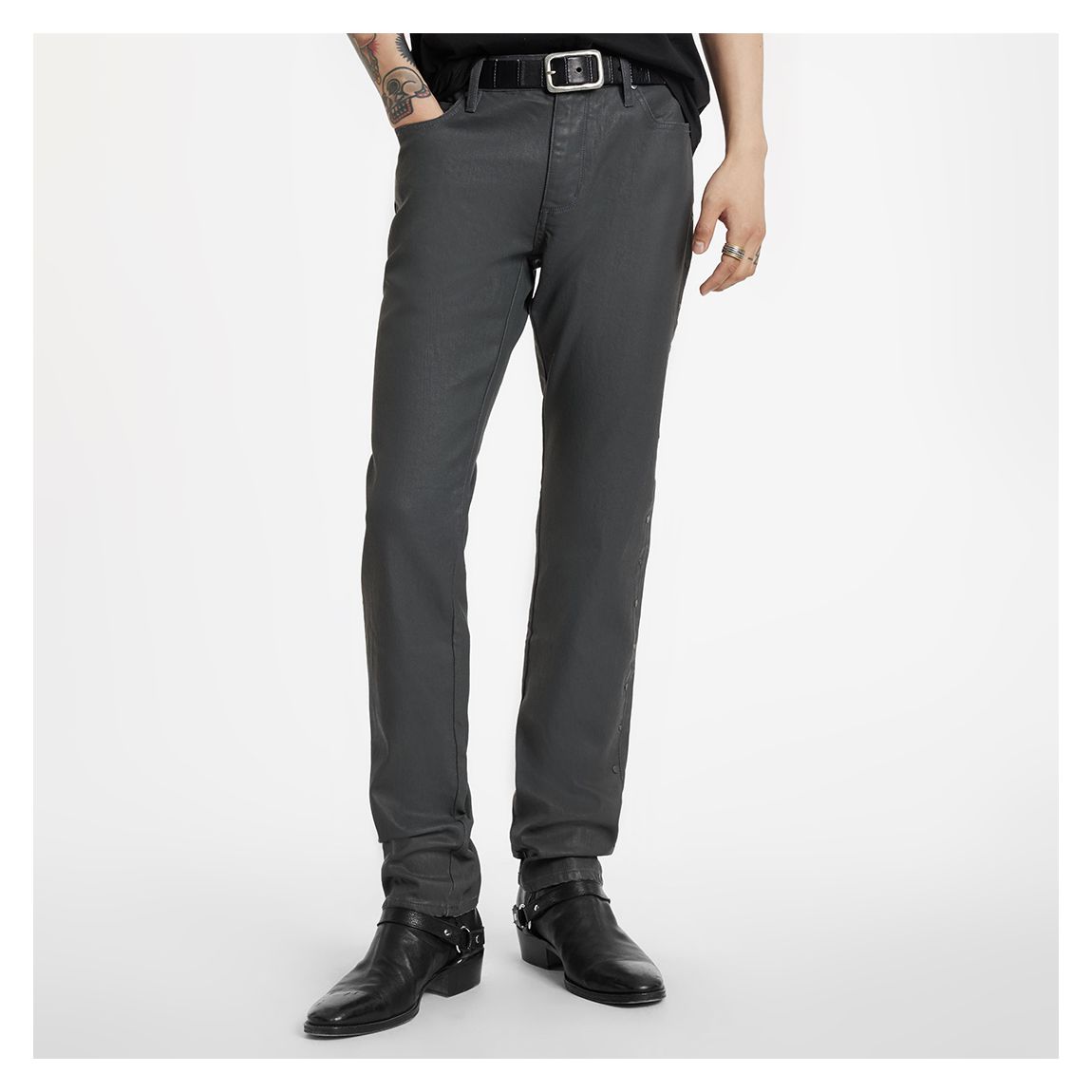 Grey Slim Stretch Jeans main product photo