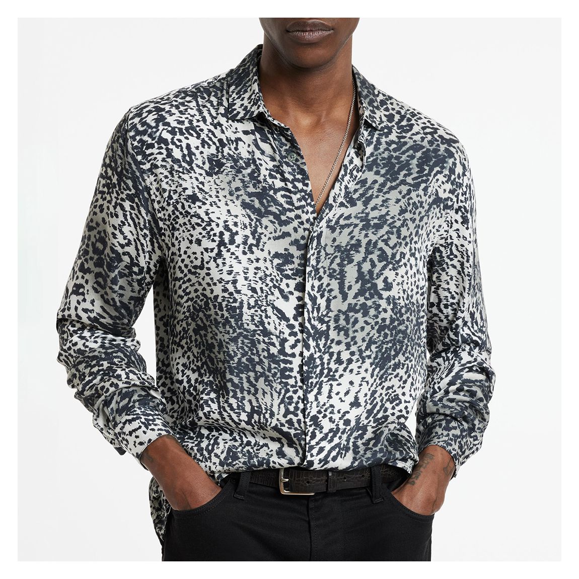 Black Rodney Printed Shirt main product photo