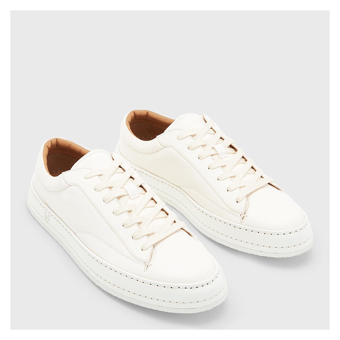 White Wooster Artisan Low Top Leather Trainers main product photo