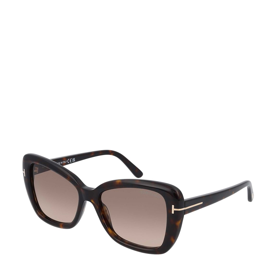 Women's Brown Tom Ford Maeve Sunglasses 55mm main product photo