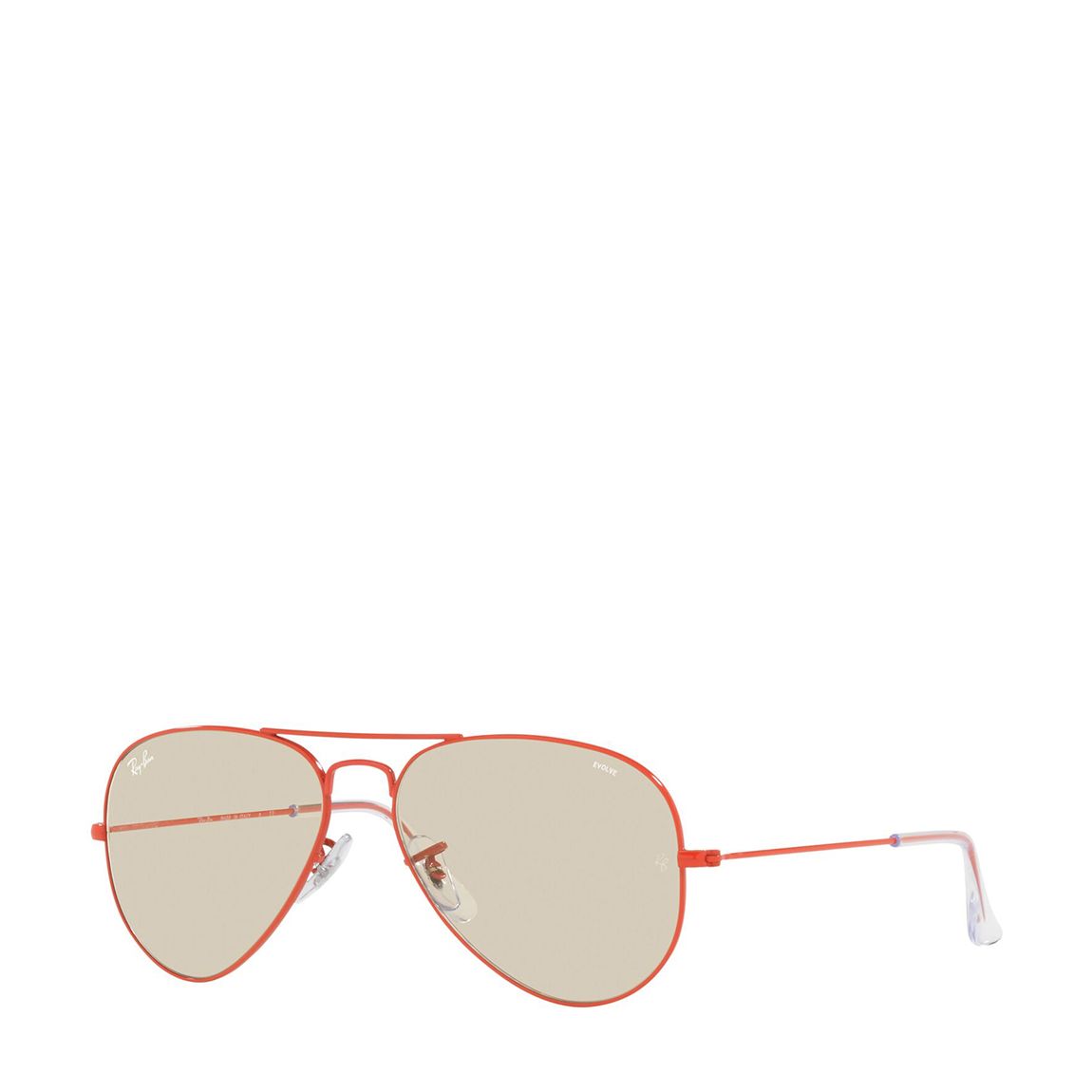 Red Aviator Large Metal Sunglasses main product photo