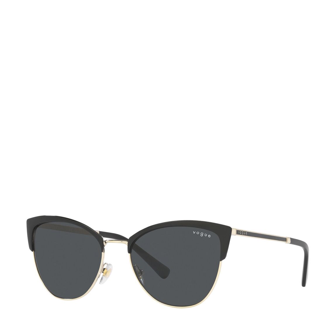 Top Black, Pale Gold Cat Eye Sunglasses main product photo