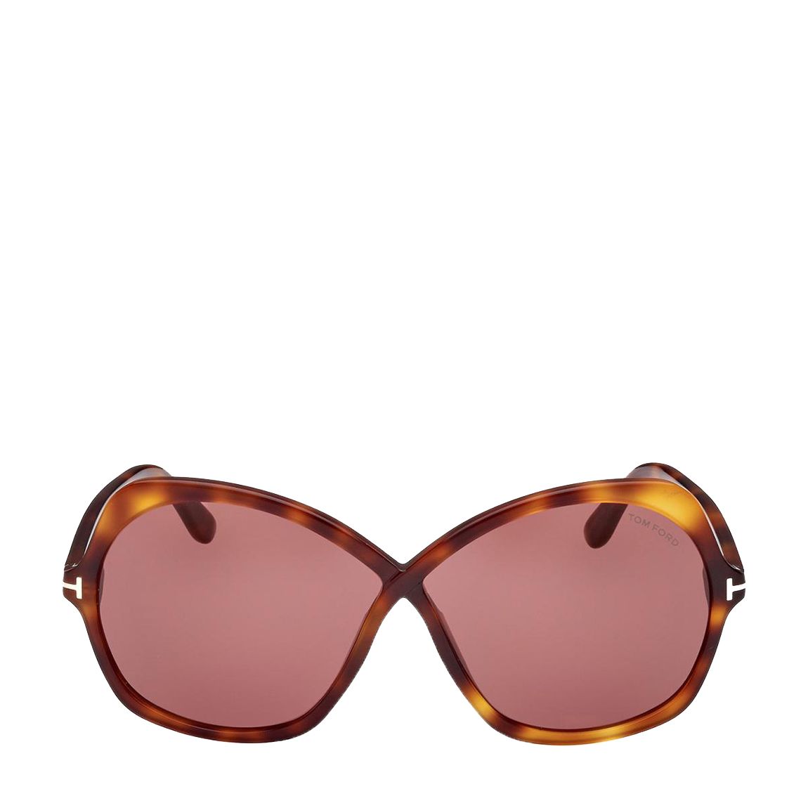 Women's Havana/Rose Gold Tom Ford Sunglasses 64mm main product photo