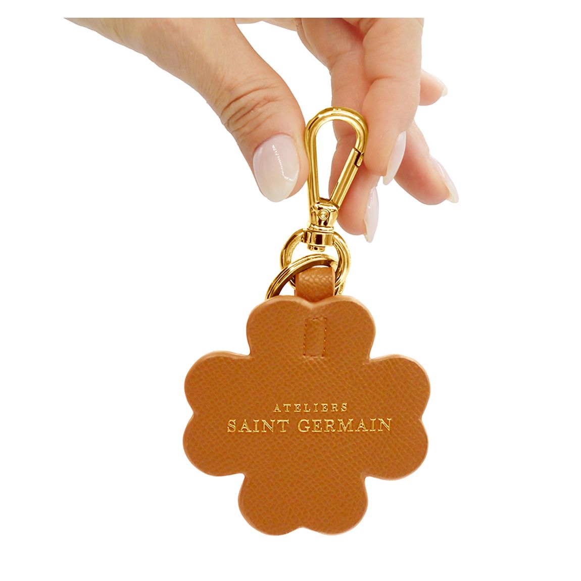 Brown Clover Jewellery Bag & Key Ring main product photo
