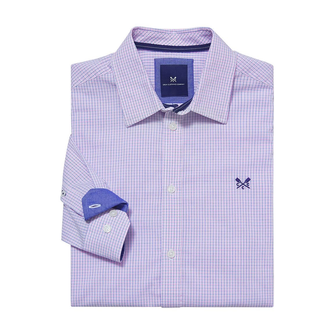 Blue/Pink Check Cotton Shirt main product photo