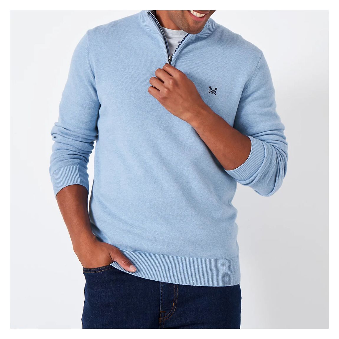 Light Blue Cotton Sweatshirt main product photo