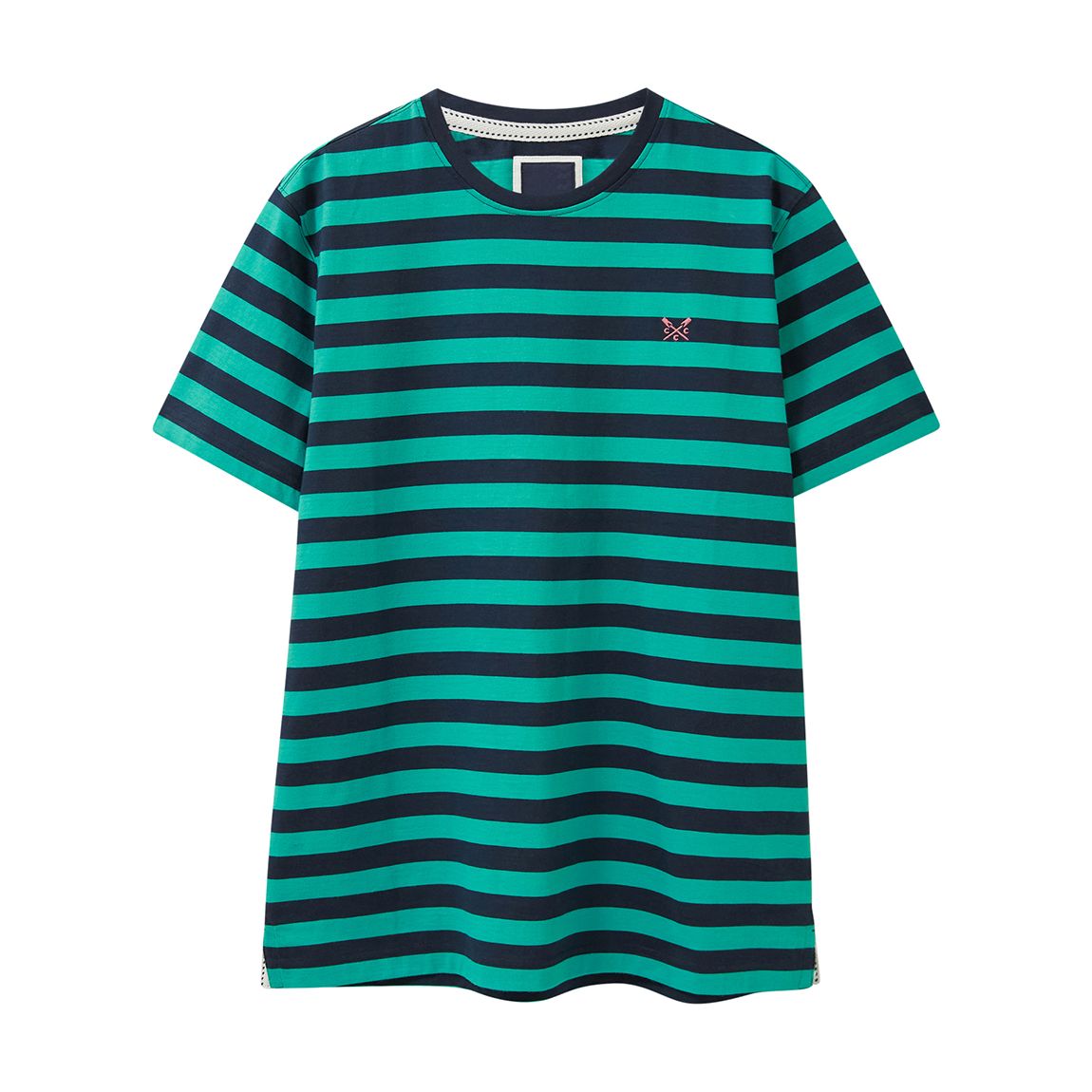Green/Navy Cotton T-Shirt main product photo