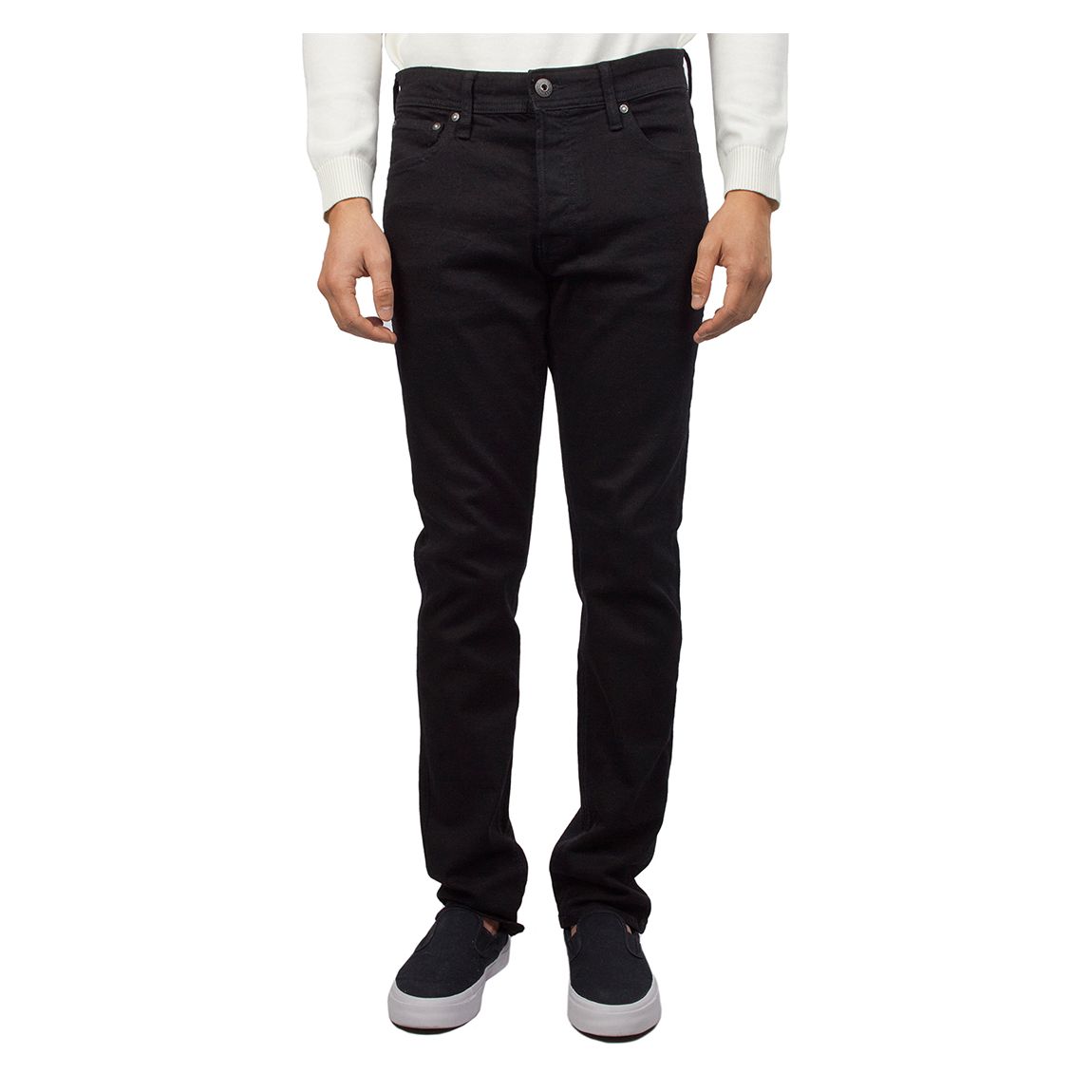 Black Denim Regular Fit Jeans main product photo