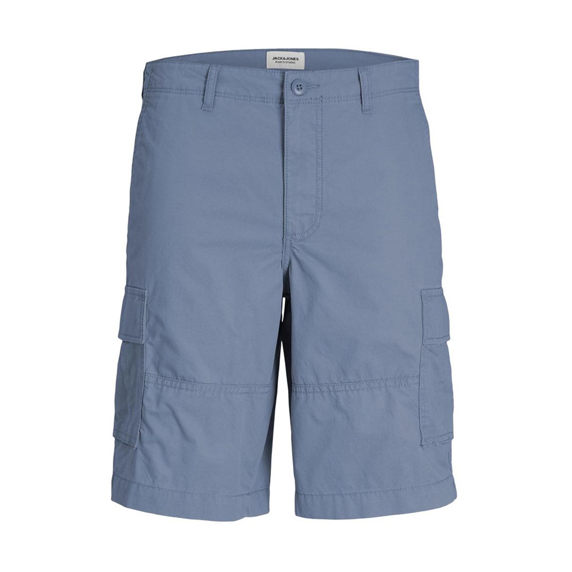 Blue Cargo Cotton Shorts main product photo