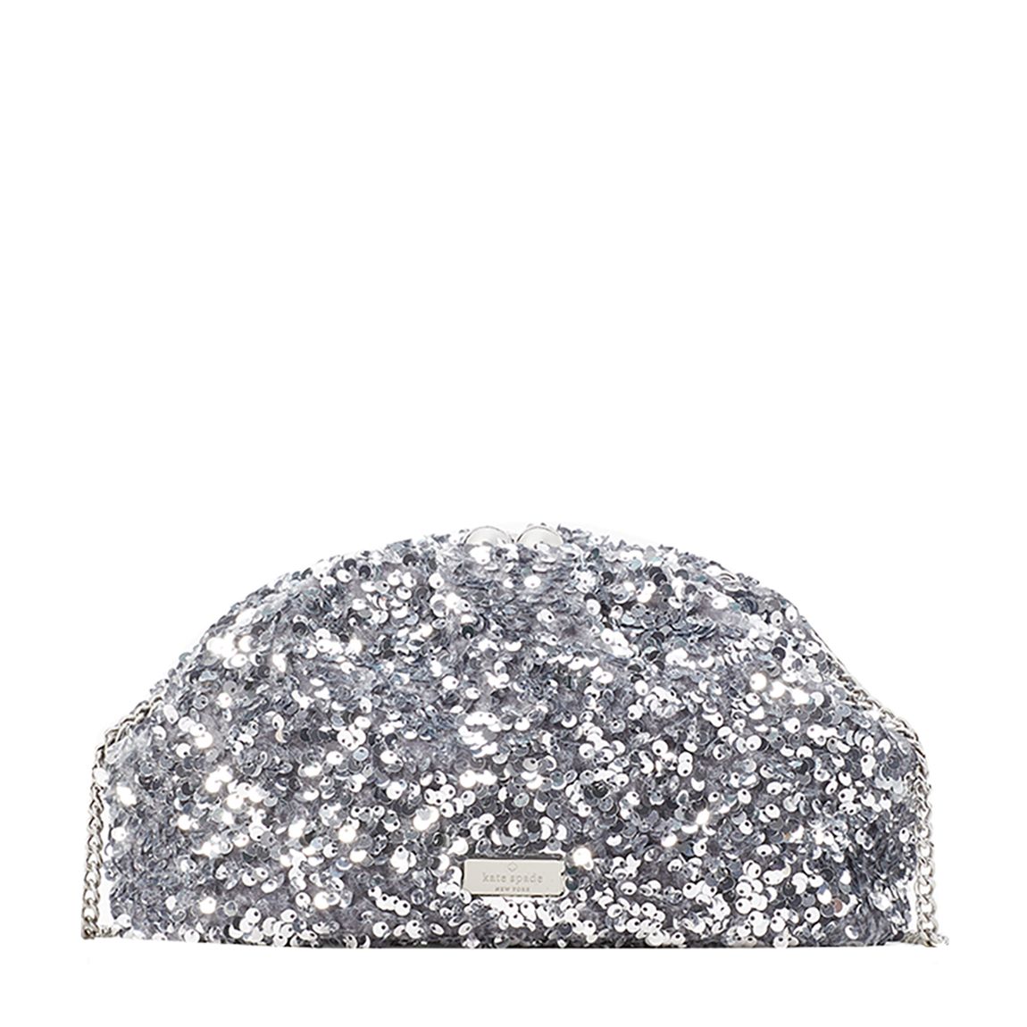 Scrunchy Sequin Fabric Convertible Clutch main product photo