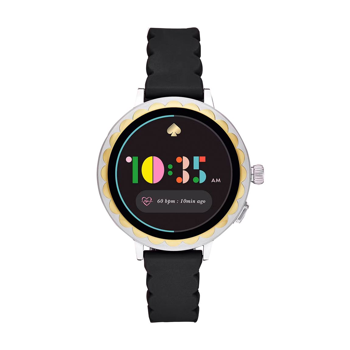 Black Silicone Scallop Smartwatch 2 main product photo