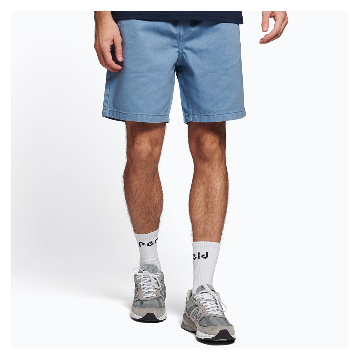 Blue Cotton Elasticated Shorts main product photo