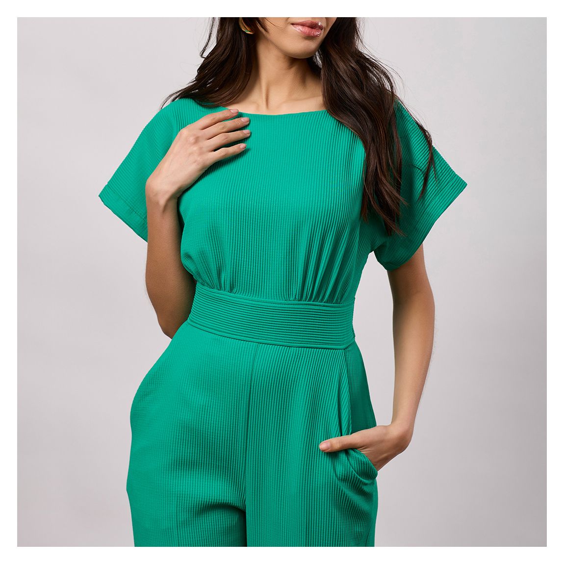 Green Kimono Jumpsuit main product photo