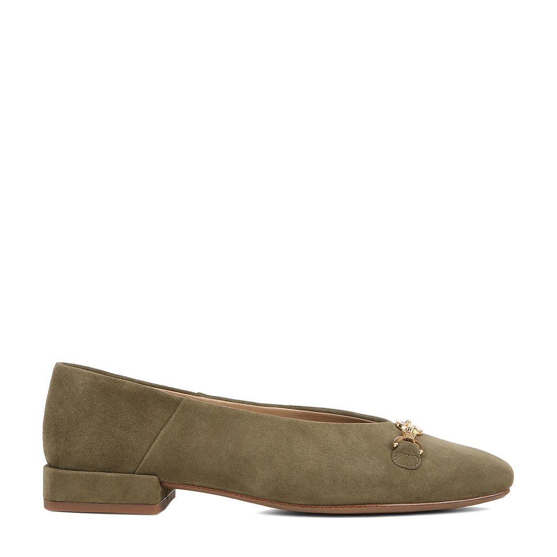 Olive Suede Kimmi Loafer main product photo