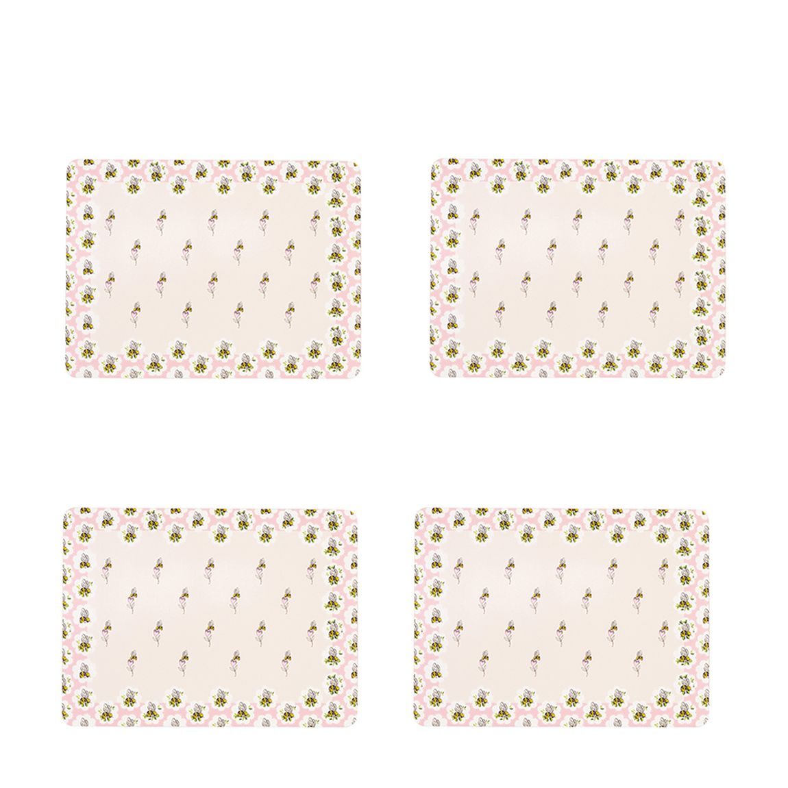 Set of 4 Provence Bee Placemats main product photo