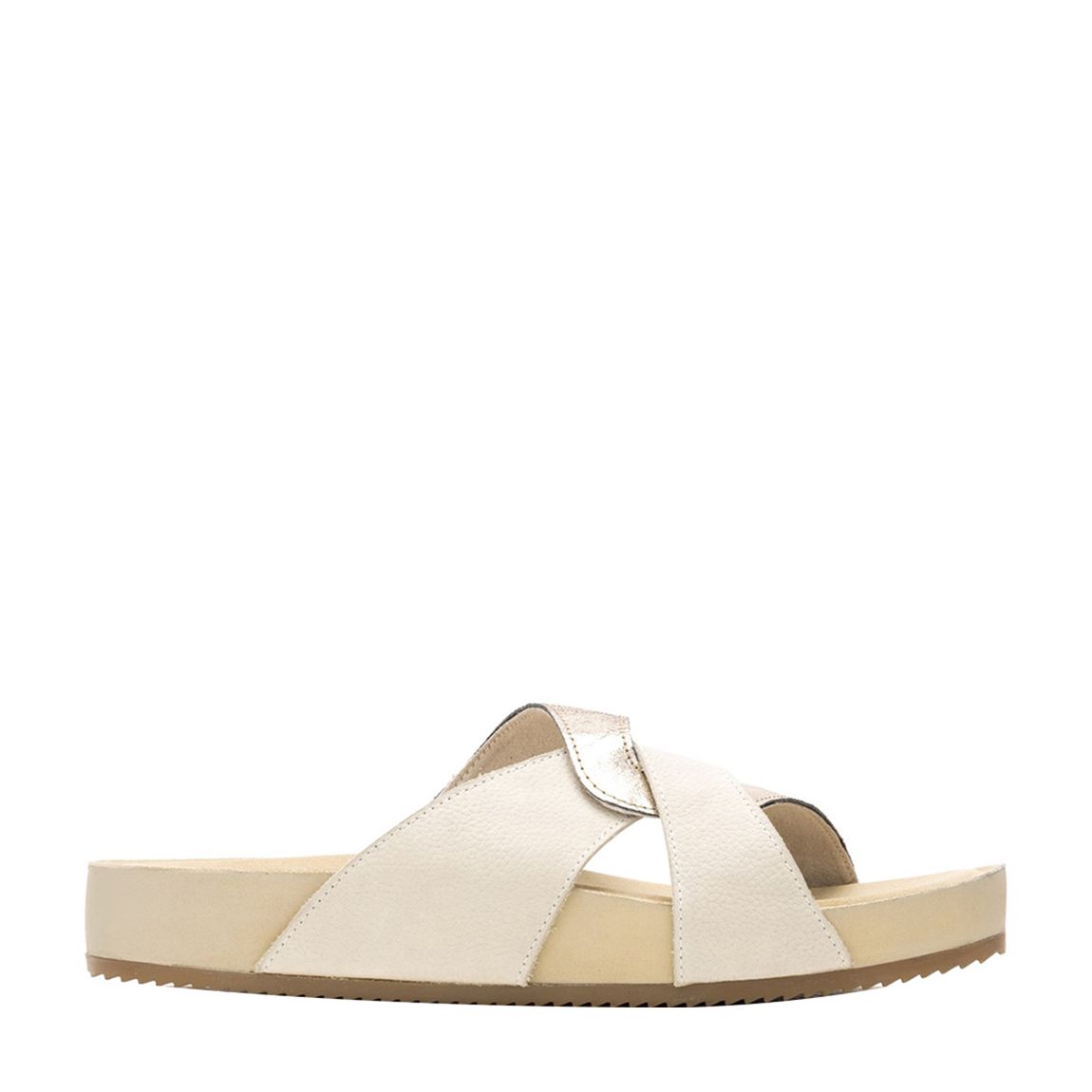 Sand Mylah Leather Flat Sandals main product photo
