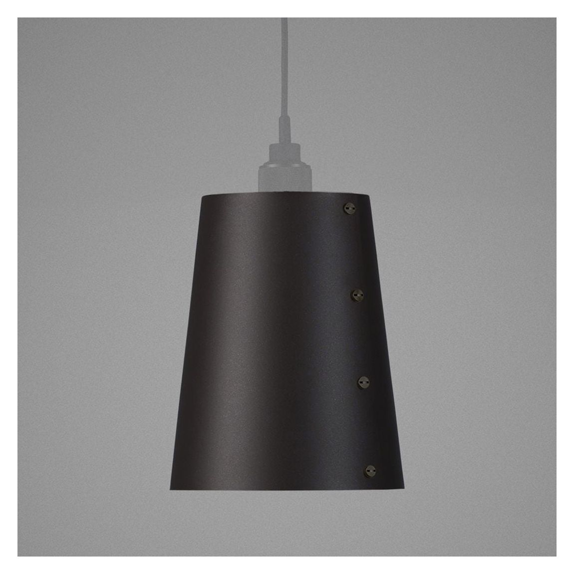 Hooked Large Shade in Graphite & Steel main product photo