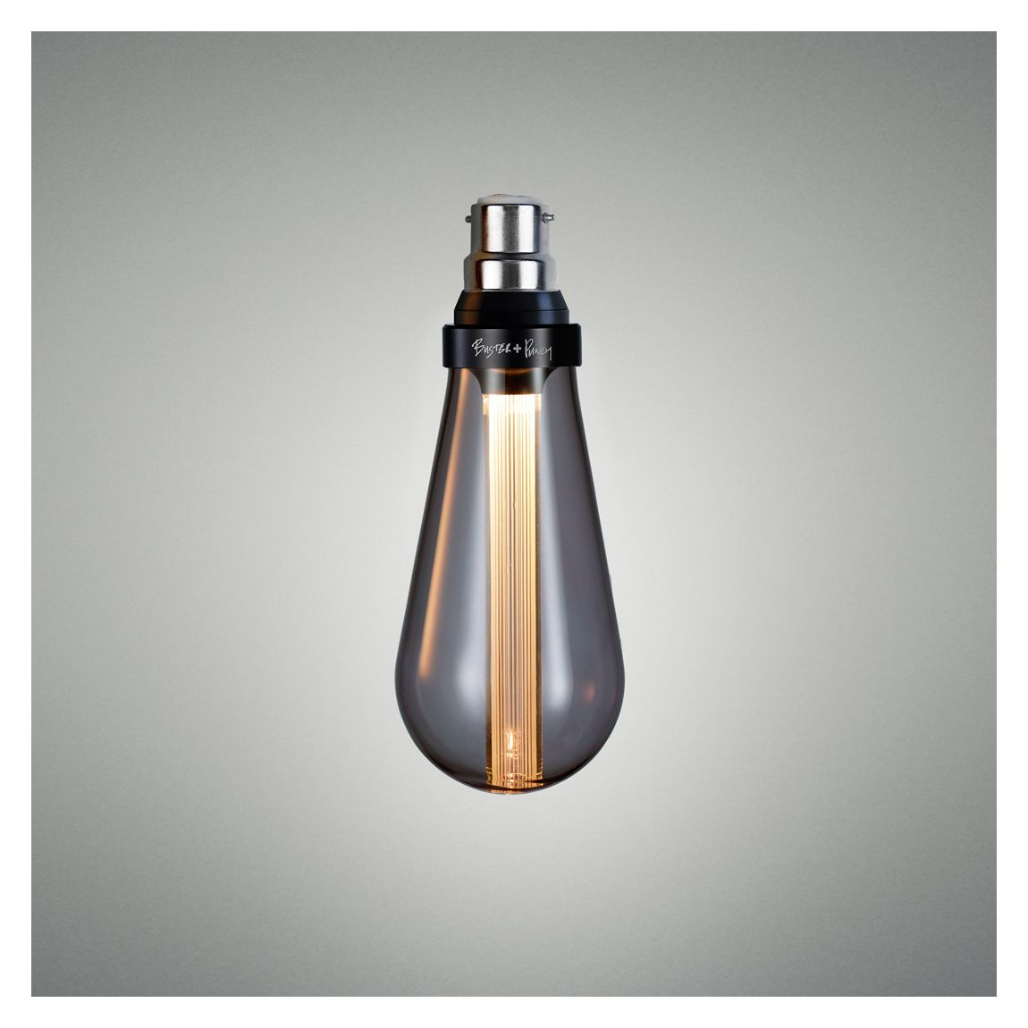 B22 Buster Dimmable Teardrop Bulb in Smoke main product photo