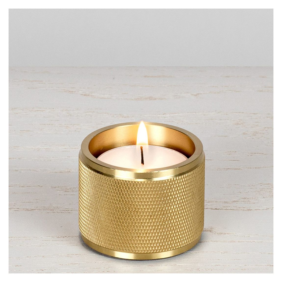 Tealight Candle Holder in Brass, 1 Pack main product photo