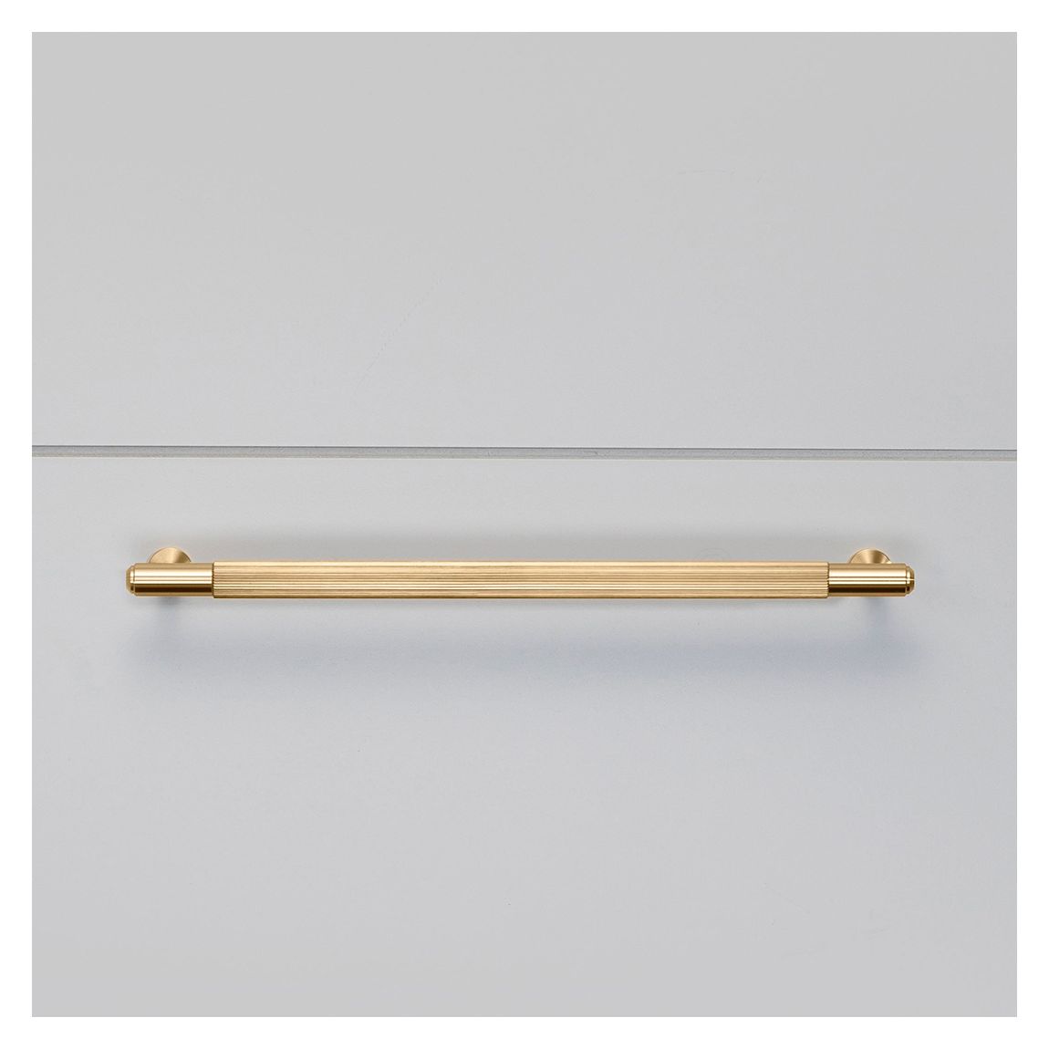 Pull Bar in Linear Brass, Medium 25cm main product photo