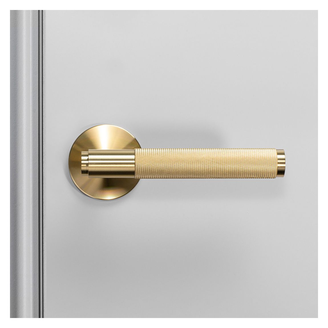 Fixed Cross Door Handle, Single-sided, Brass main product photo