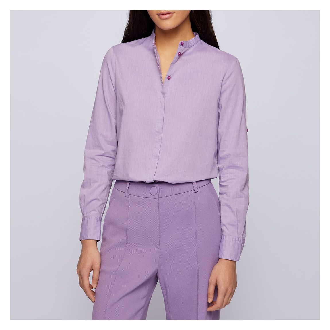 Purple Befelize Cotton Shirt main product photo