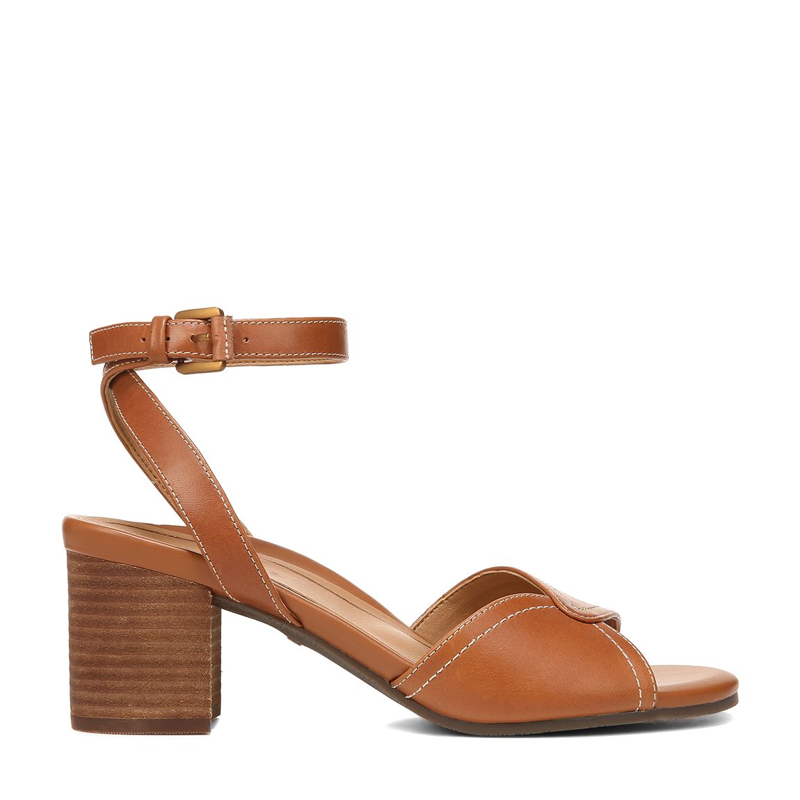 Brown Leather Isadora Heeled Sandal main product photo