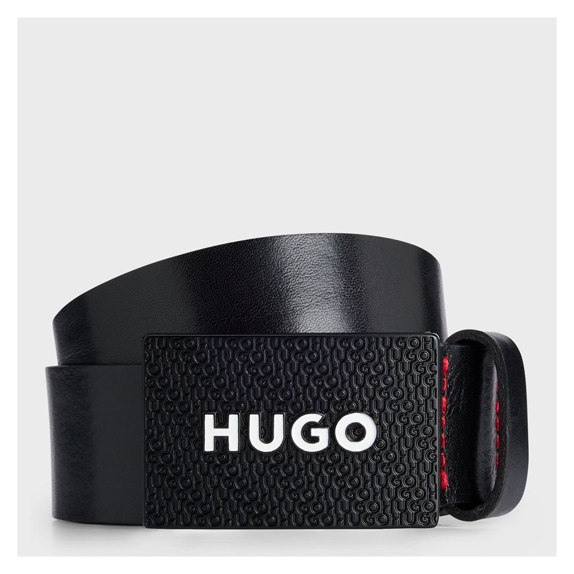 Black Gilao Leather Belt main product photo