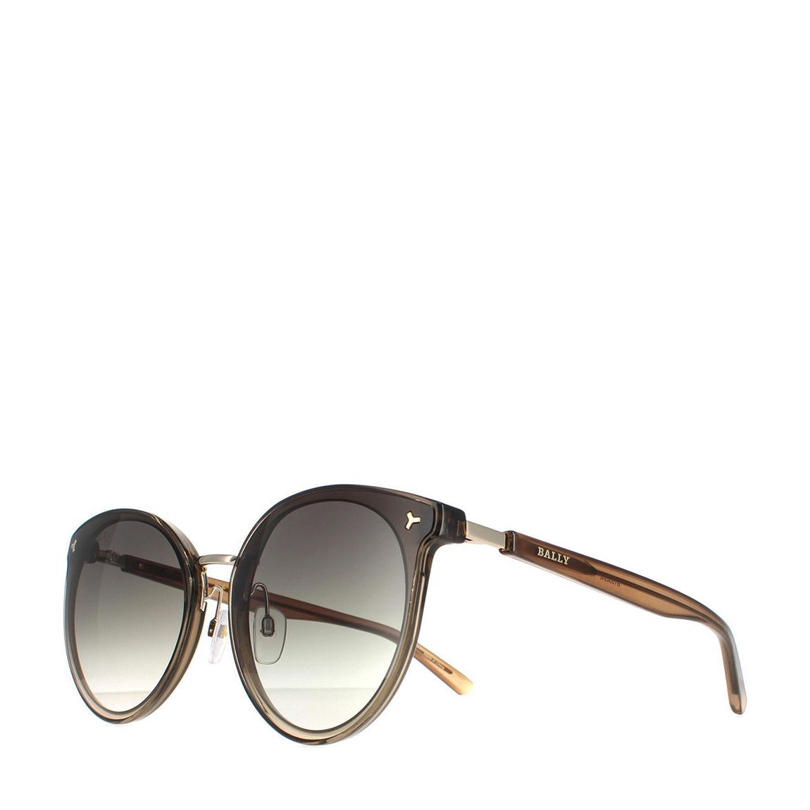 Women's Gold Bally Sunglasses 65mm main product photo
