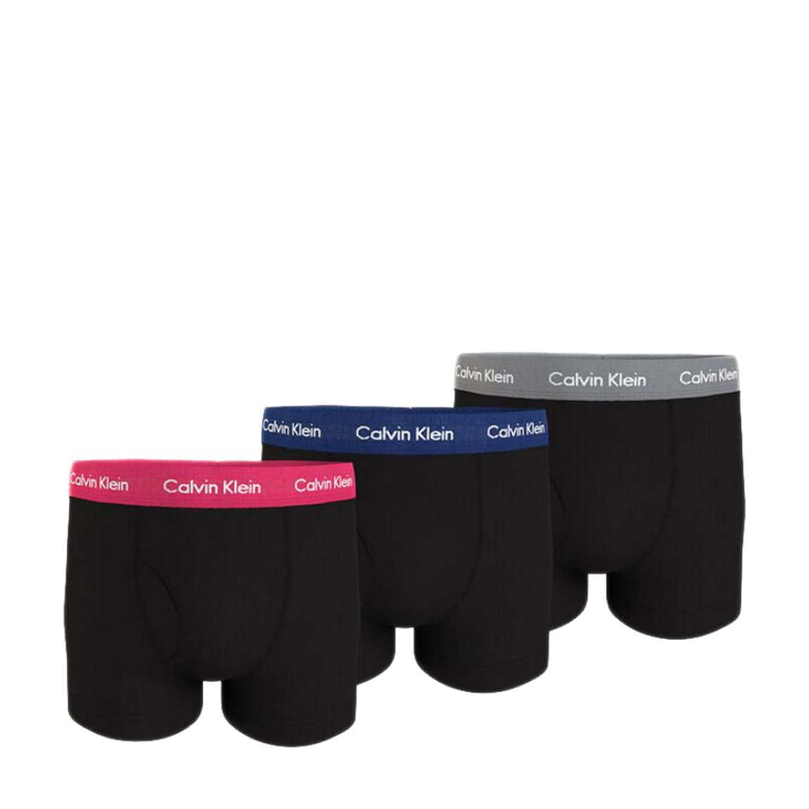 Black Multicolour Waistband Boxer 3PK main product photo