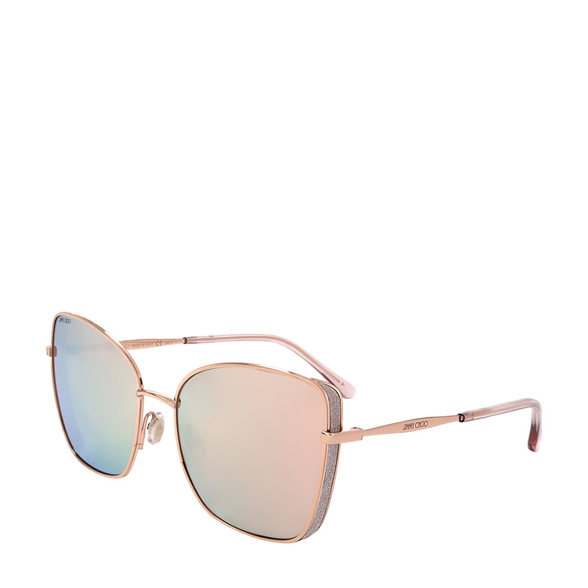 Gold Gradient Square Sunglasses 55mm main product photo