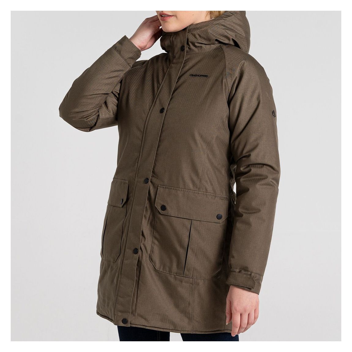 Khaki Rubie Waterproof Jacket main product photo