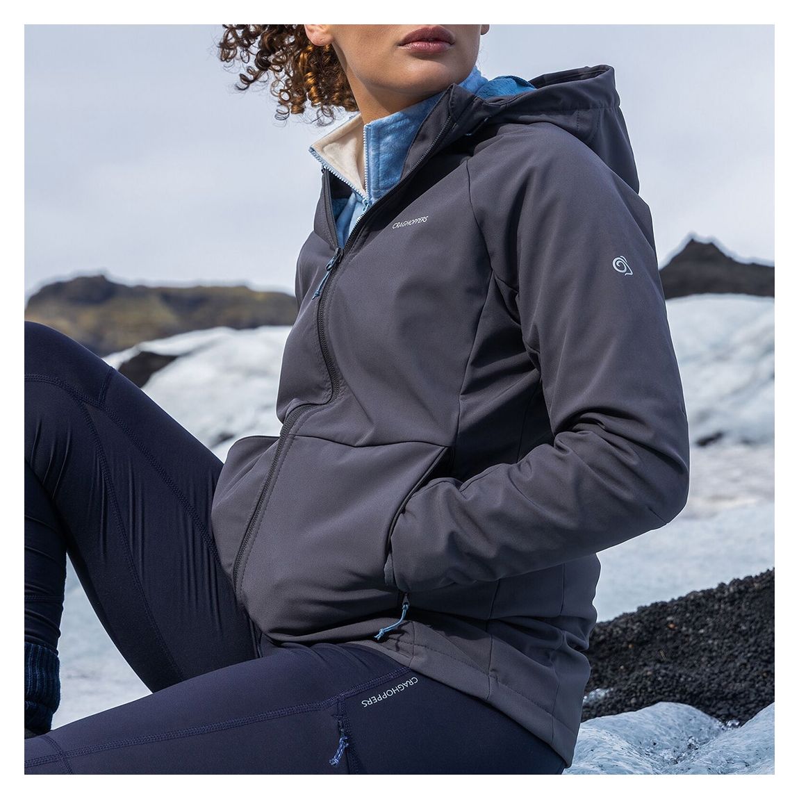 Grey Kalti Waterproof Jacket main product photo