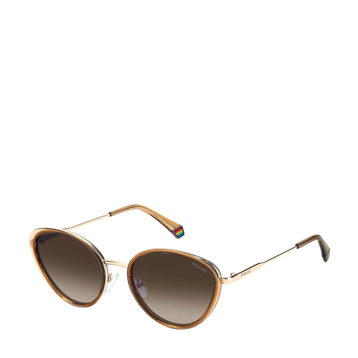Women's Gold Polaroid Sunglasses 56m main product photo