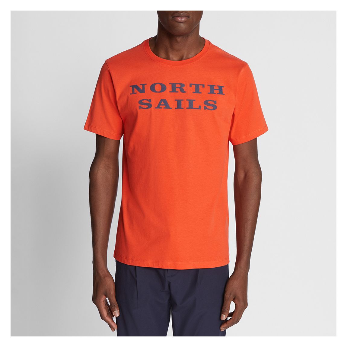 Orange Cotton Logo Print T-Shirt main product photo