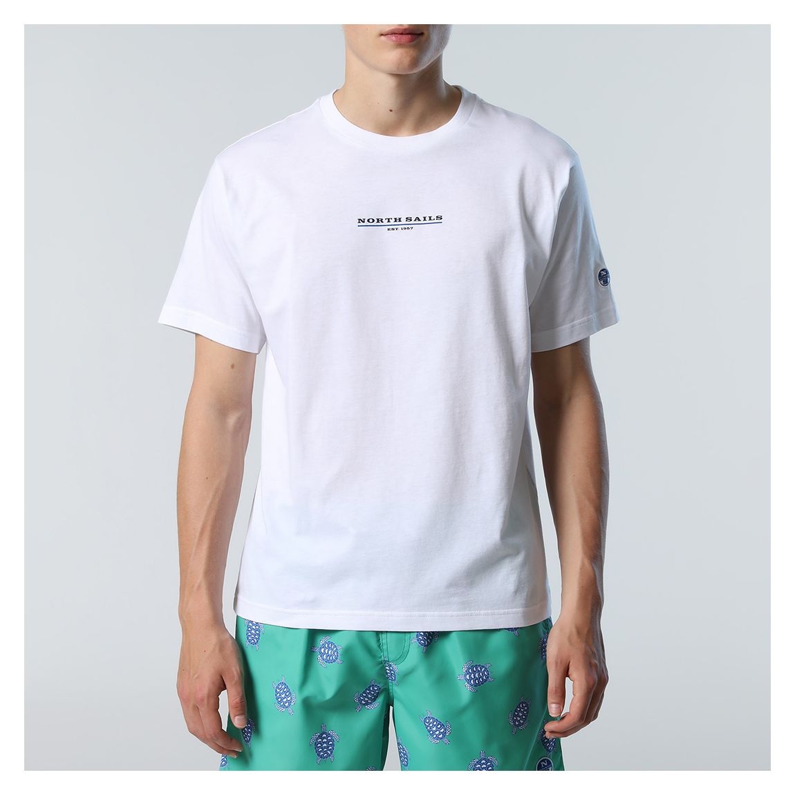 White Cotton Short Sleeve T-Shirt main product photo