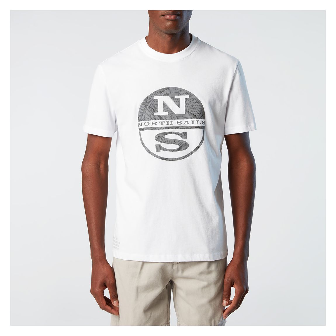 White Graphic Print Cotton T-Shirt main product photo