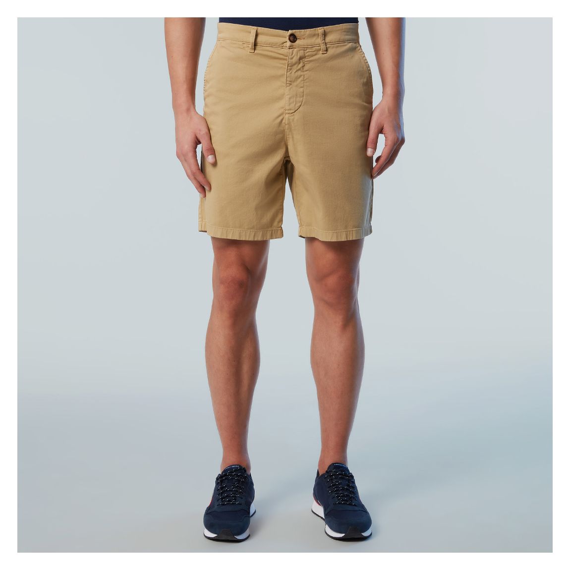 Beige Regular Chino Shorts main product photo