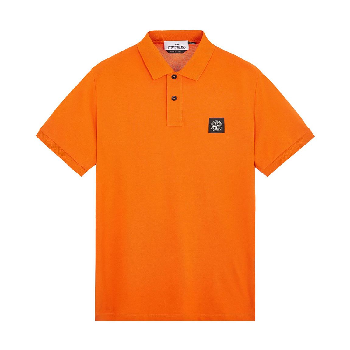 Orange Cotton Blend Polo Shirt main product photo