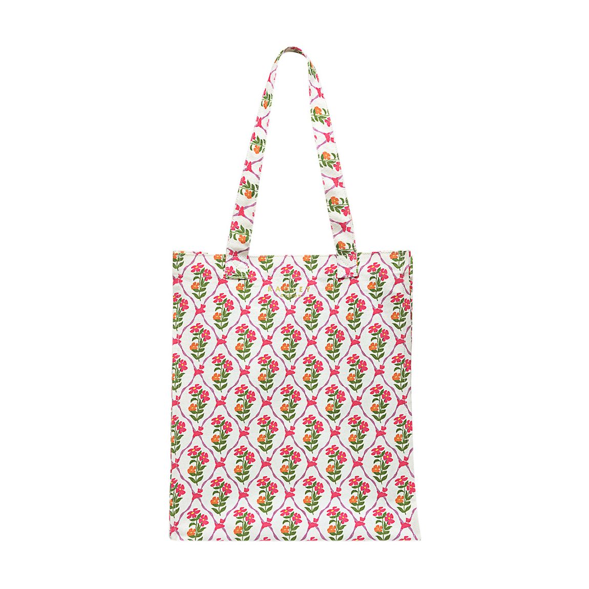 Chalk Carousel Floral Medium Tote main product photo