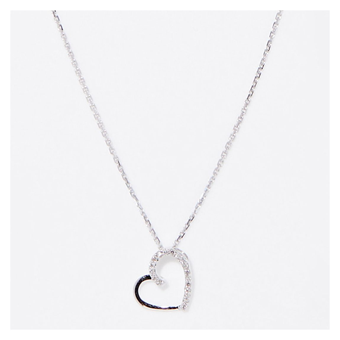 White Gold Diamond Coeur Pr main product photo