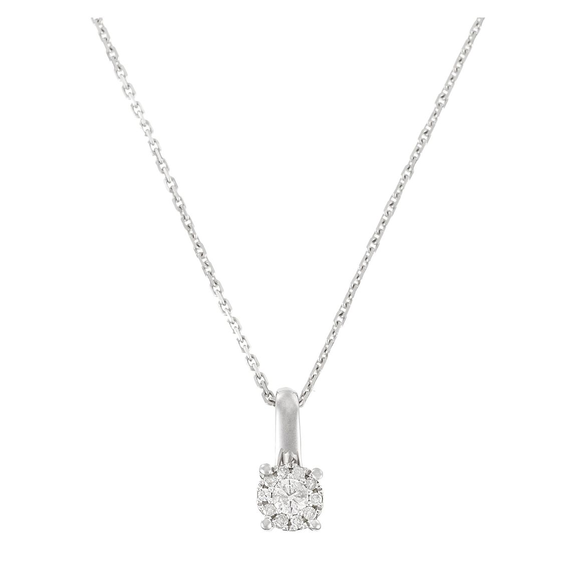 White Gold Diamond Akna Pendant Necklace main product photo