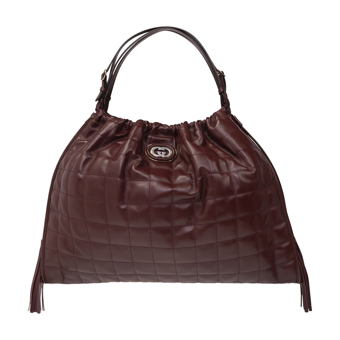Gucci Burgundy Deco Large Tote Bag main product photo